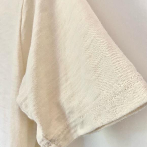 White Tee French Graphic J. Crew "Les jours de la semaine" crewneck Y2K - Picture 9 of 10